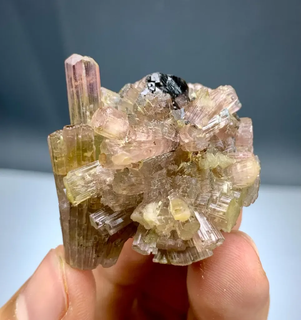 Cotton candy Tourmaline from Afghanistan image