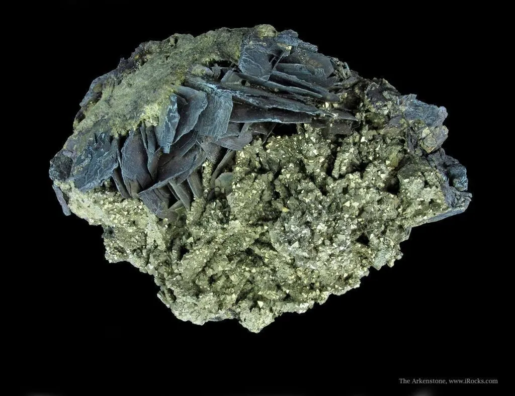 Covellite and Pyrite image