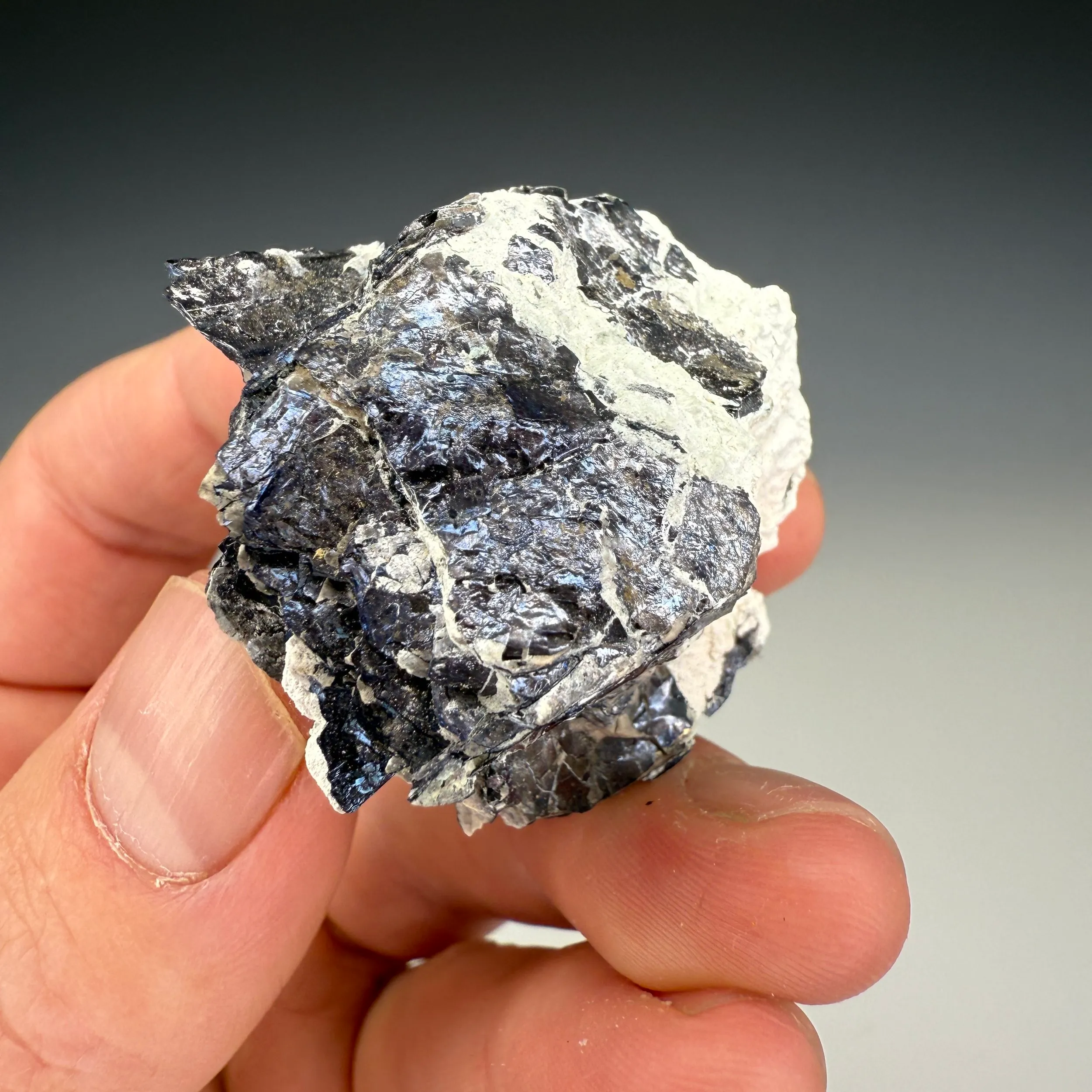 Covellite and Turquoise - image 1