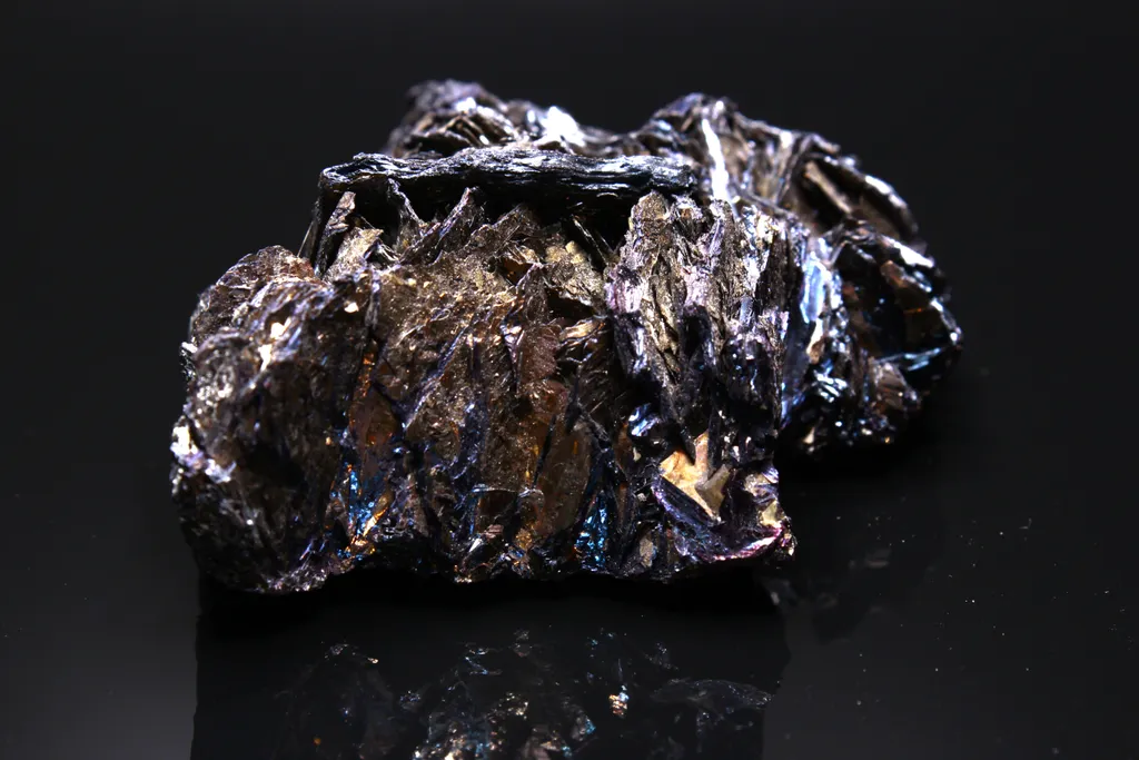 Covellite crystal grouping - image 4