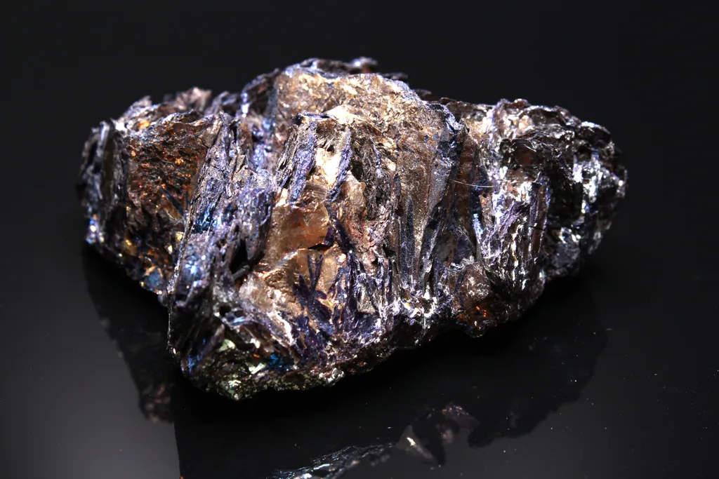 Covellite crystal grouping - image 3