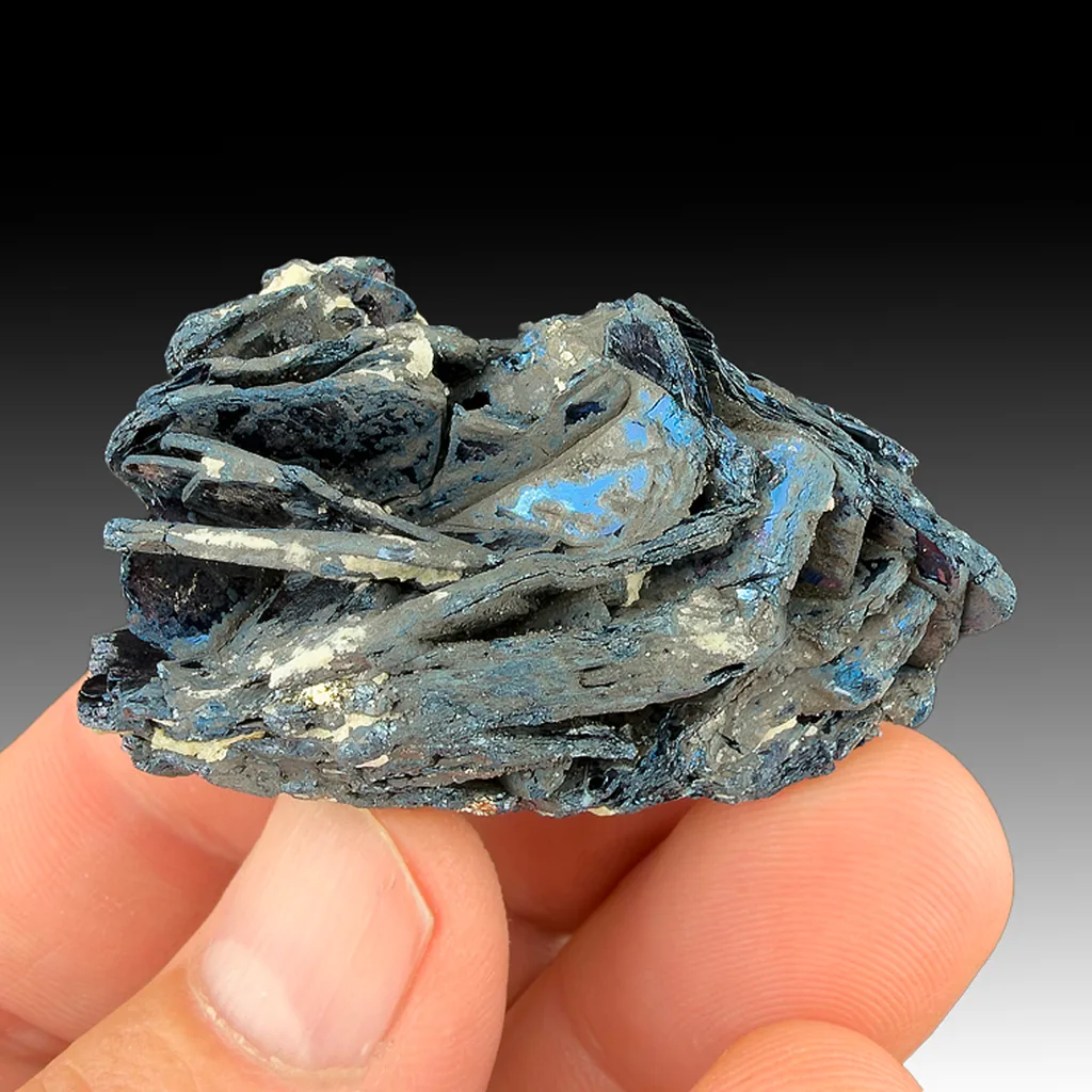 Covellite from Leonard Mine, Butte Mining District, Montana, USA image