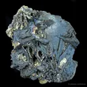 Covellite With Djurleite Ps. Pyrite and Chalcopyrite - image 4
