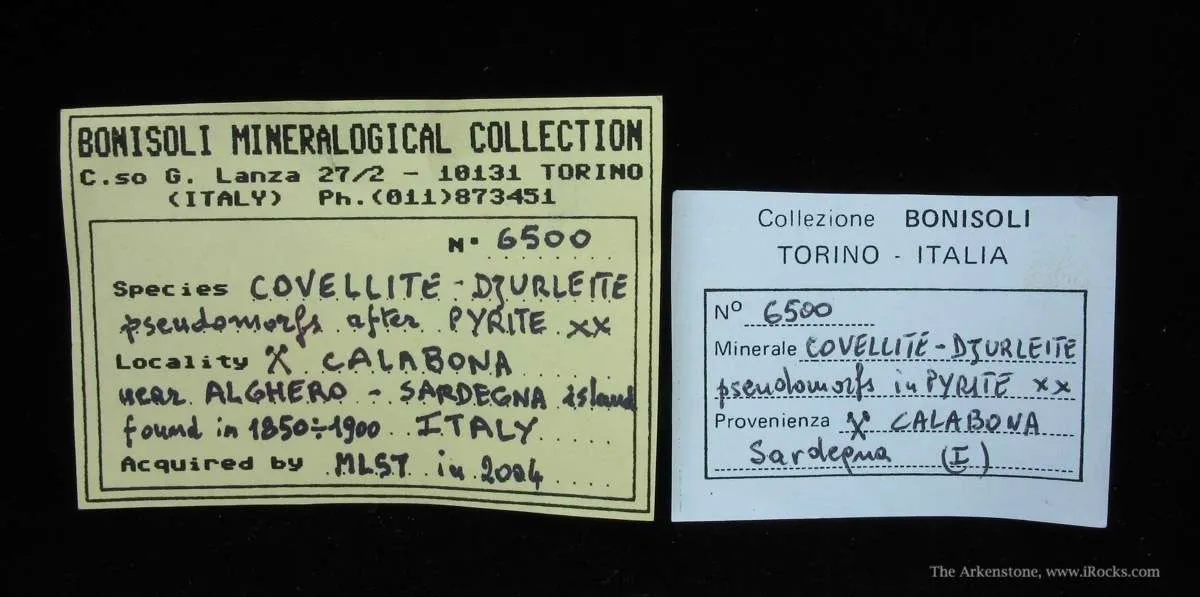 Covellite With Djurleite Ps. Pyrite and Chalcopyrite - image 6