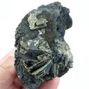 Covellite With Djurleite Ps. Pyrite and Chalcopyrite - image 3
