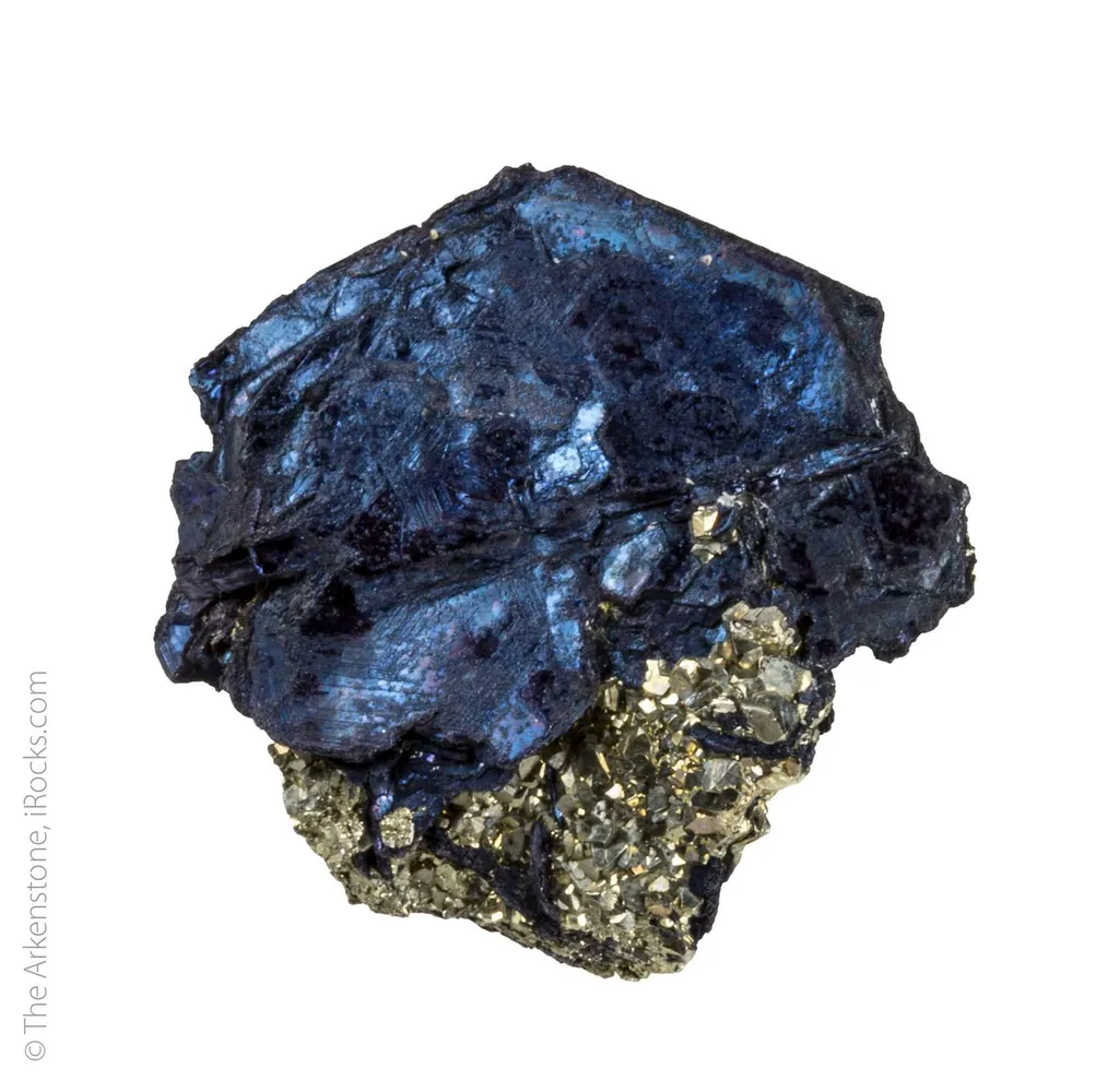 Covellite with Pyrite image