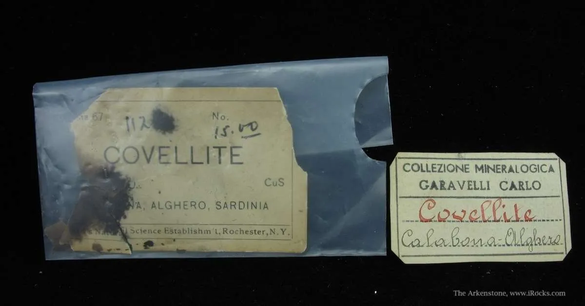 Covellite With Pyrite - image 5