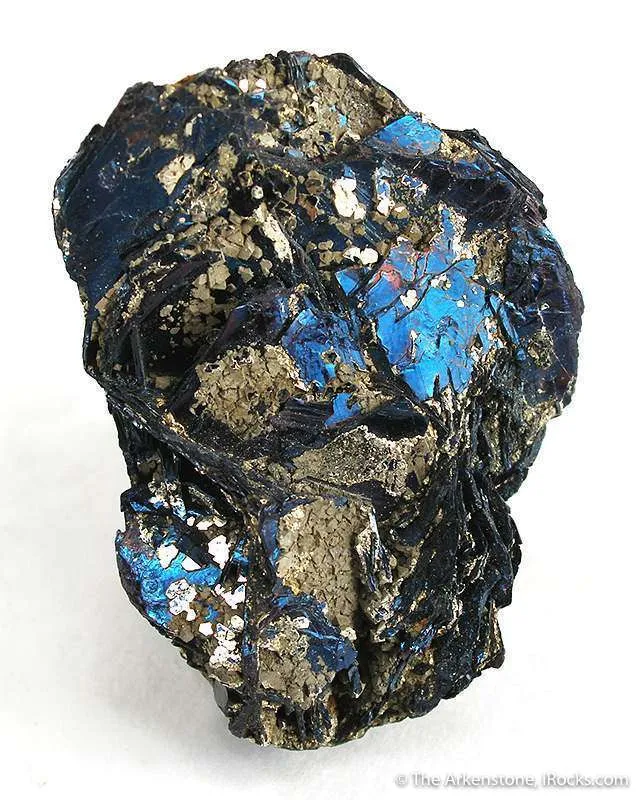 Covellite With Pyrite image