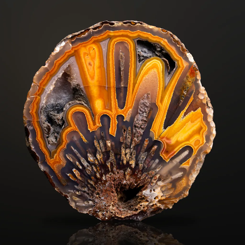 Coyamito agate Pseudomorph after Aragonite, Chihuahua, Rancho Coyamito Chihuahua image