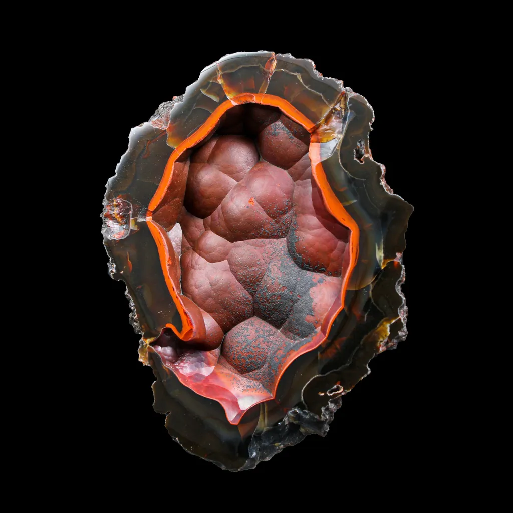 Crater Agate – Fluorescent Chalcedony Quartz from Chubut, Argentina (UV Reactive) - image 4