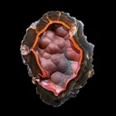 Crater Agate – Fluorescent Chalcedony Quartz from Chubut, Argentina (UV Reactive) - image 1