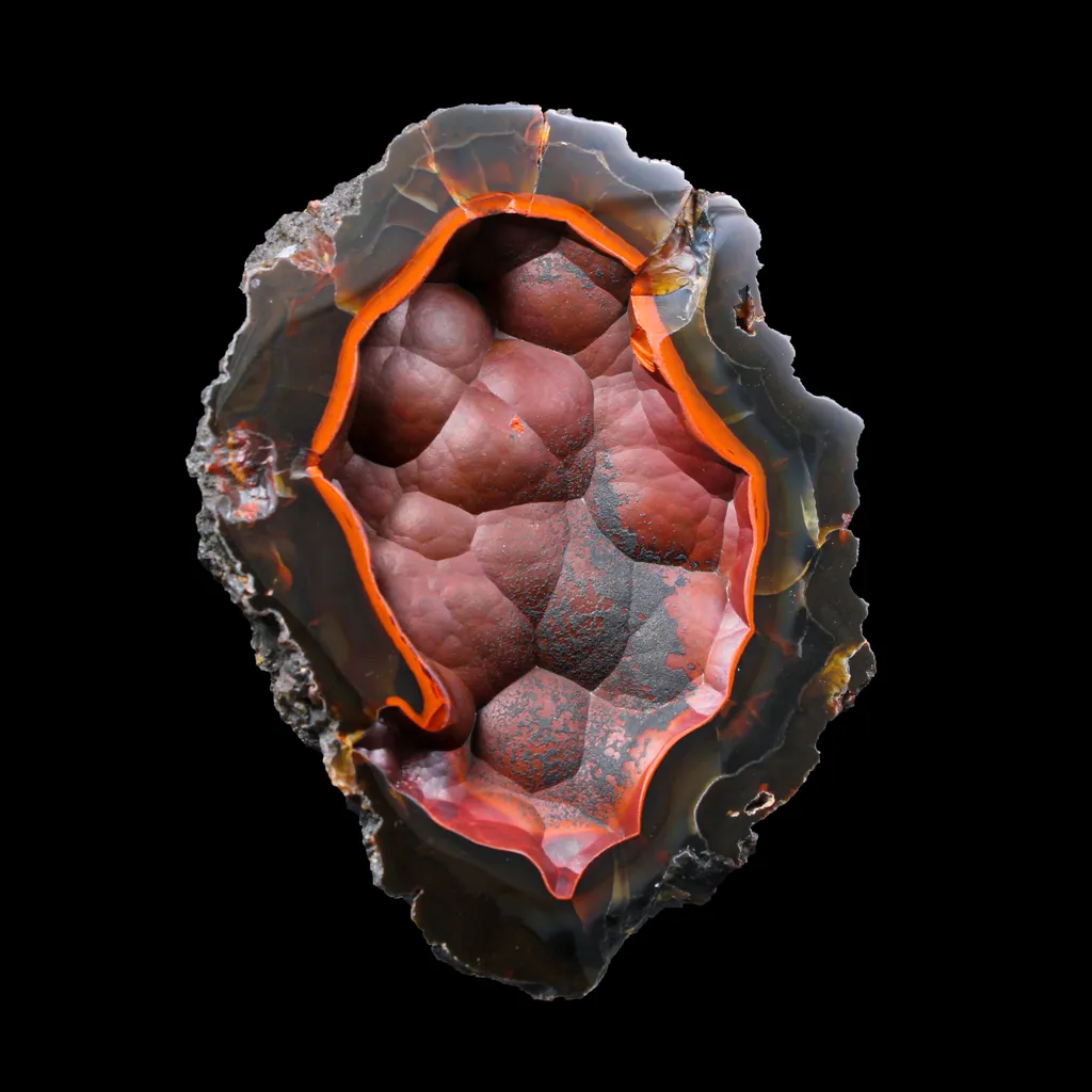 Crater Agate – Fluorescent Chalcedony Quartz from Chubut, Argentina (UV Reactive) - image 3