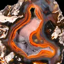 Crater Agate – Fluorescent Chalcedony Quartz Specimen from Chubut , Argentina (UV Reactive) - image 4