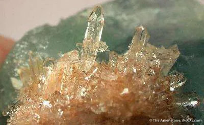 Creedite on Fluorite - image 2