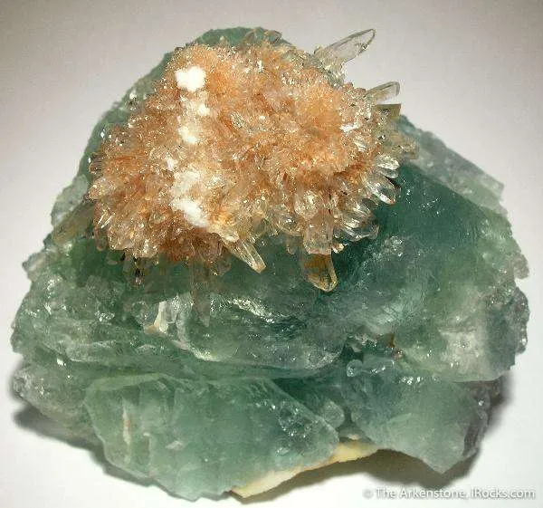 Creedite on Fluorite image
