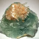 Creedite on Fluorite - image 1