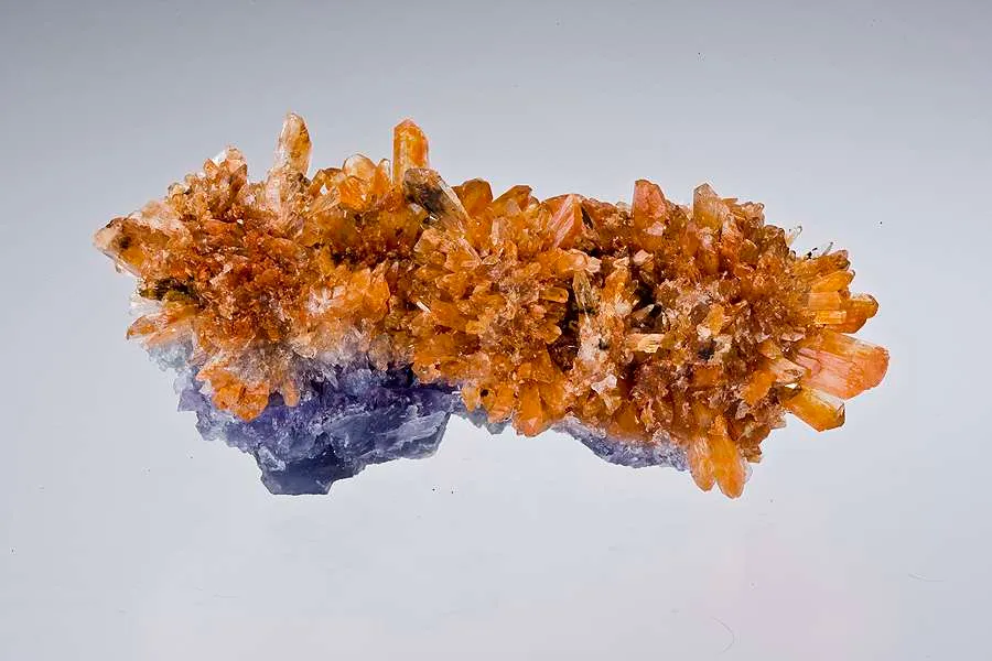 Creedite on Fluorite - image 2