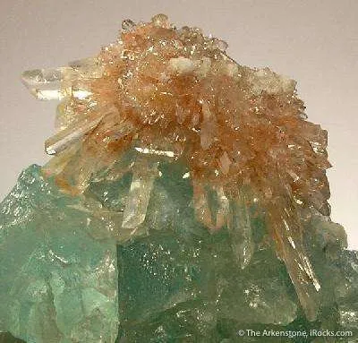 Creedite on Fluorite - image 3