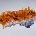 Creedite on Fluorite - image 1