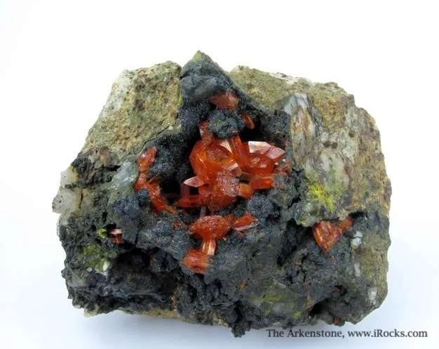 Crocoite and Vauquelinite (Tl) - image 2