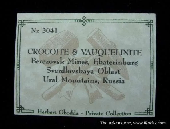 Crocoite and Vauquelinite (Tl) - image 4