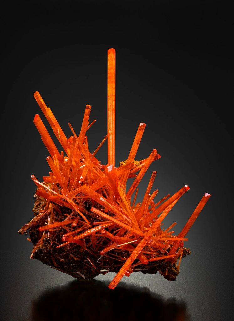 Crocoite from Adelaide Mine, Tasmania, Australia image