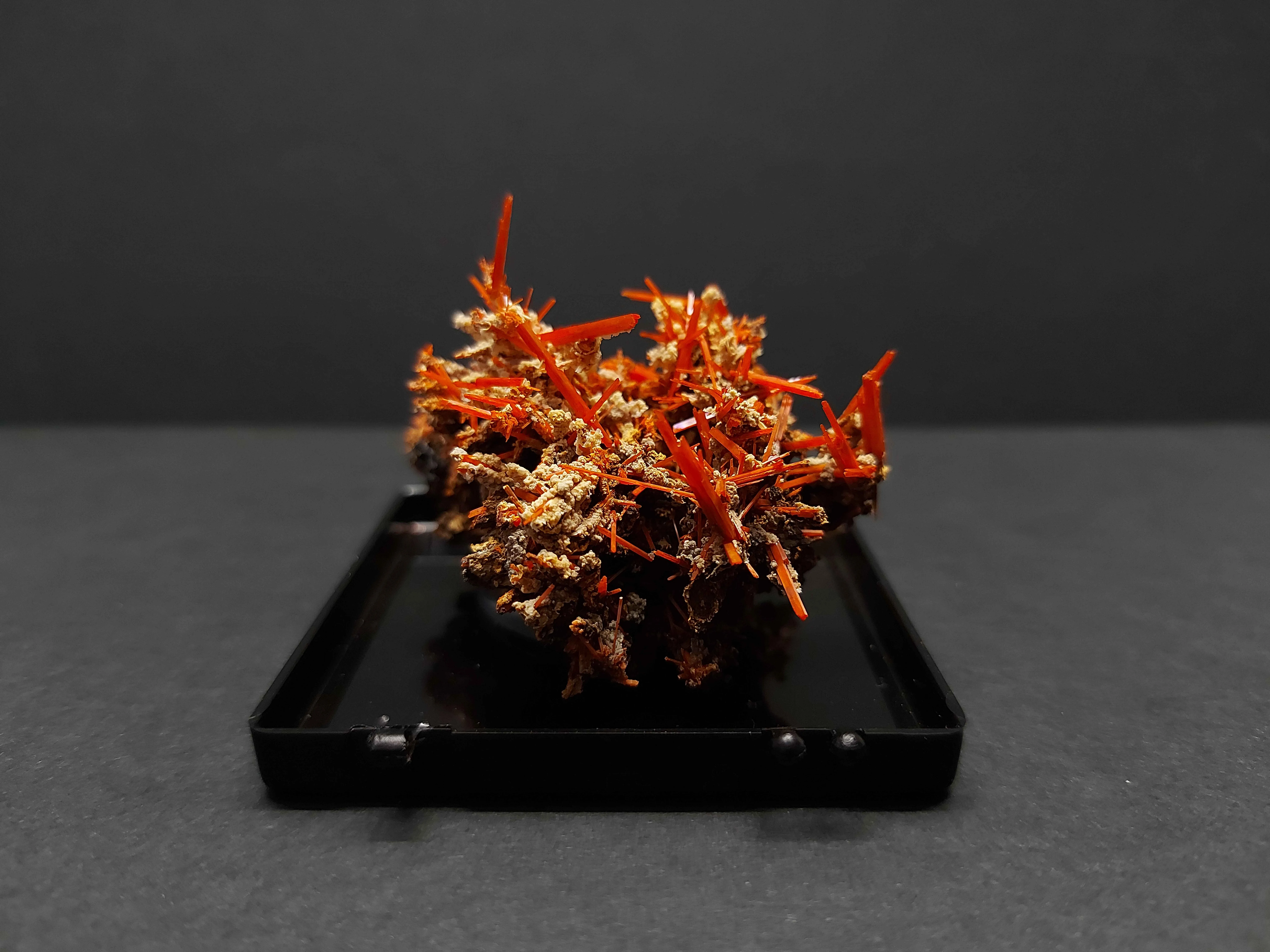 Crocoite from Australia, Tasmania, Adelaide Mine - image 2