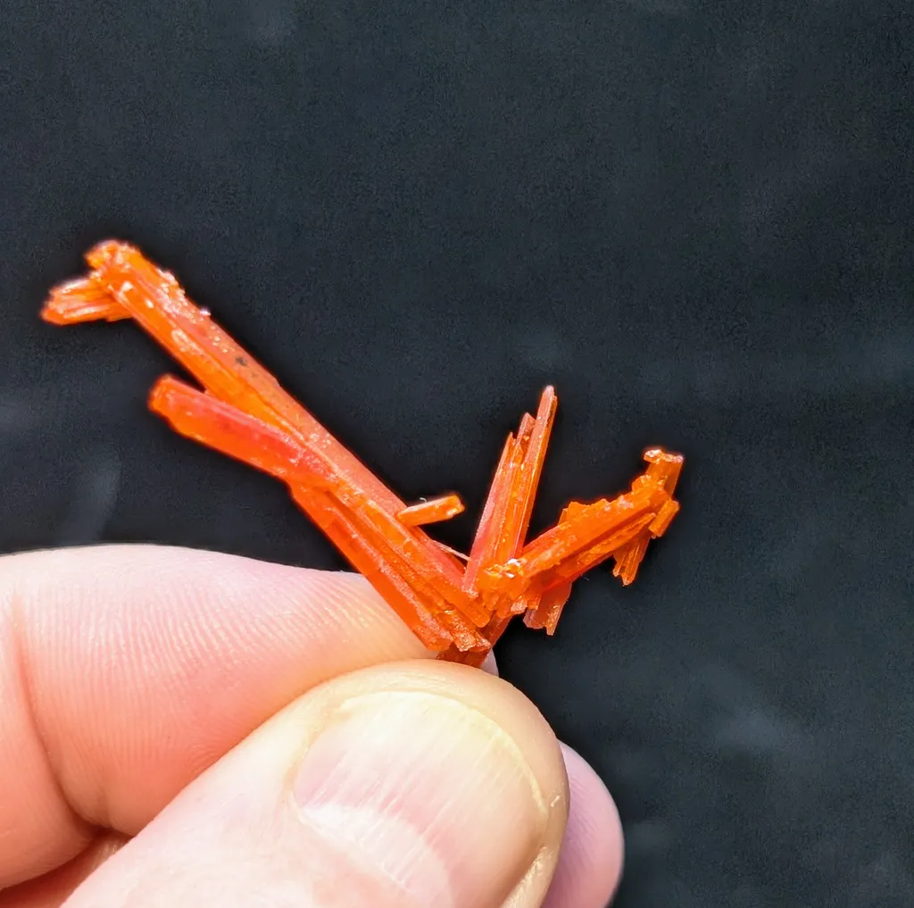 Crocoite from Australia, Tasmania, Dundas Extended Mine - image 5