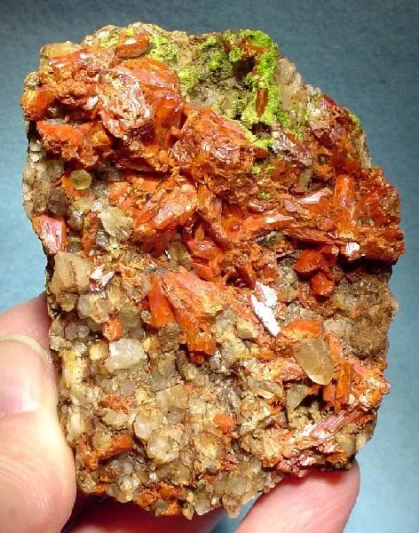 Crocoite, Quartz - image 2