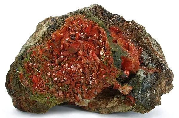 Crocoite, Vauquelinite image