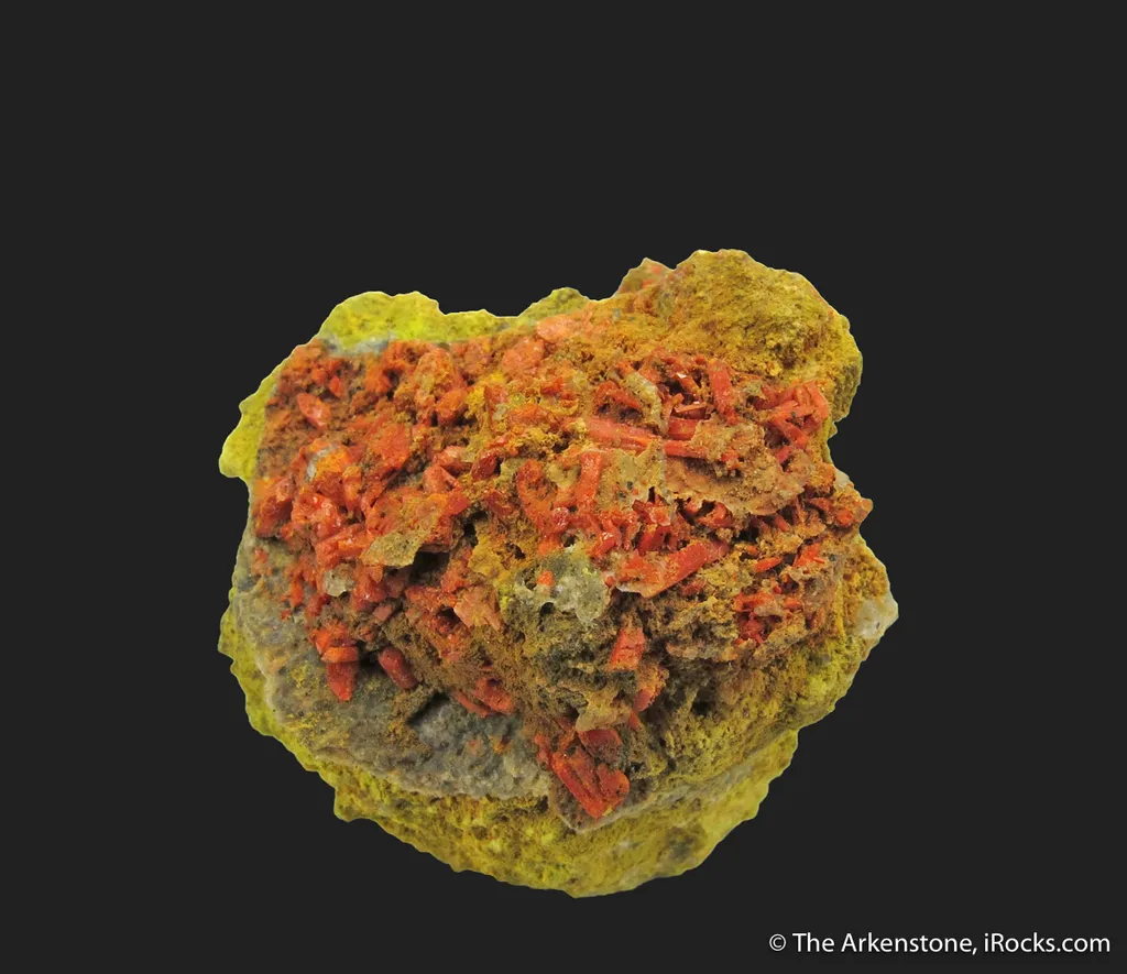 Crocoite w/Embreyite & Vauquelinite - image 2
