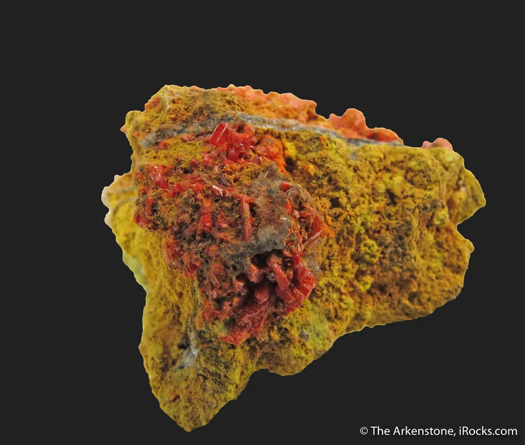 Crocoite w/Embreyite & Vauquelinite - image 4