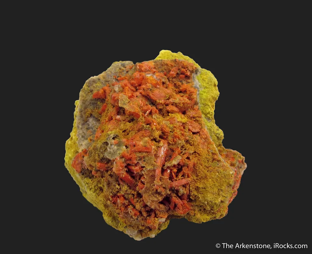 Crocoite w/Embreyite & Vauquelinite - image 3