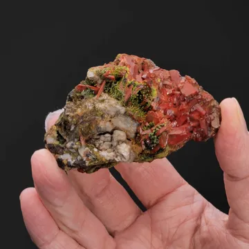 Crocoite with Pyromorphite