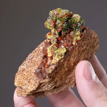 Crocoite with Pyromorphite