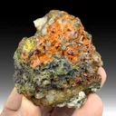 Crocoite with Vauquelinite, Quartz - image 1