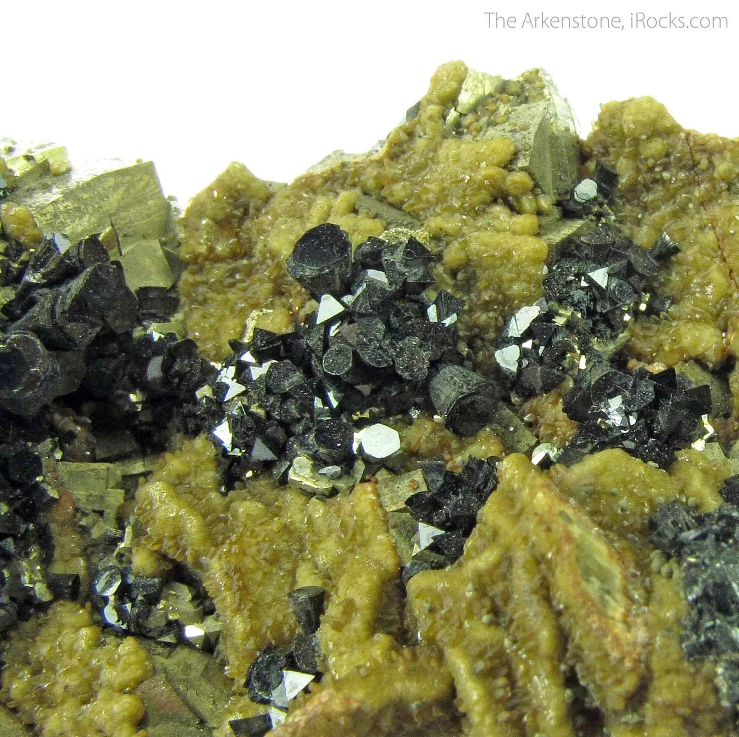 Cronstedtite on Siderite (rare locale) - image 3