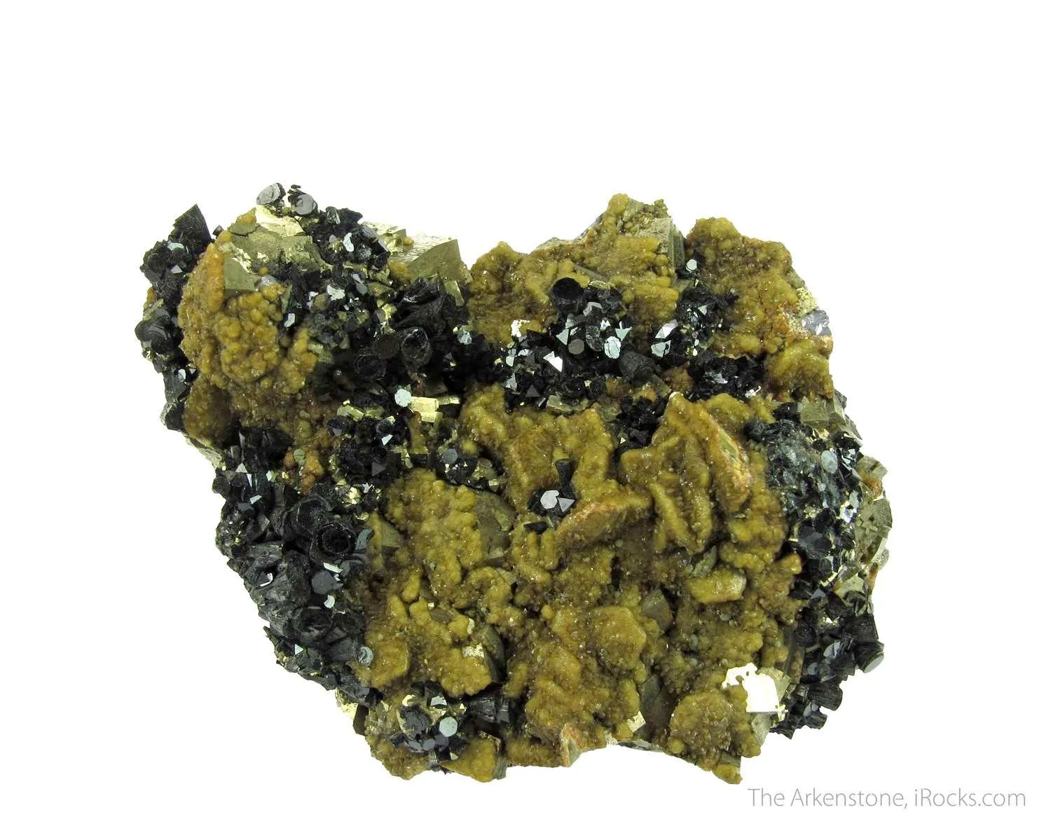 Cronstedtite on Siderite (rare locale) - image 2