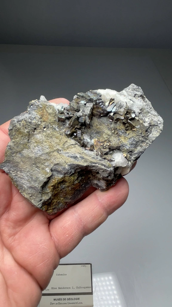 Cubanite from Henderson No. 2 mine, Chibougamau, Québec, Canada - image 2
