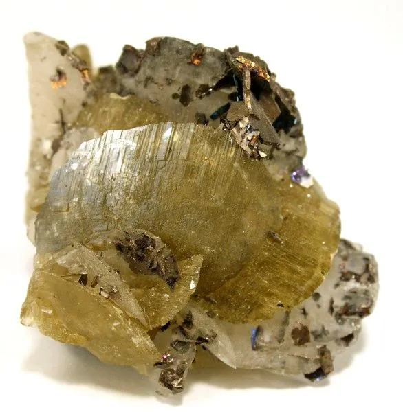 Cubanite, Siderite, Dolomite image