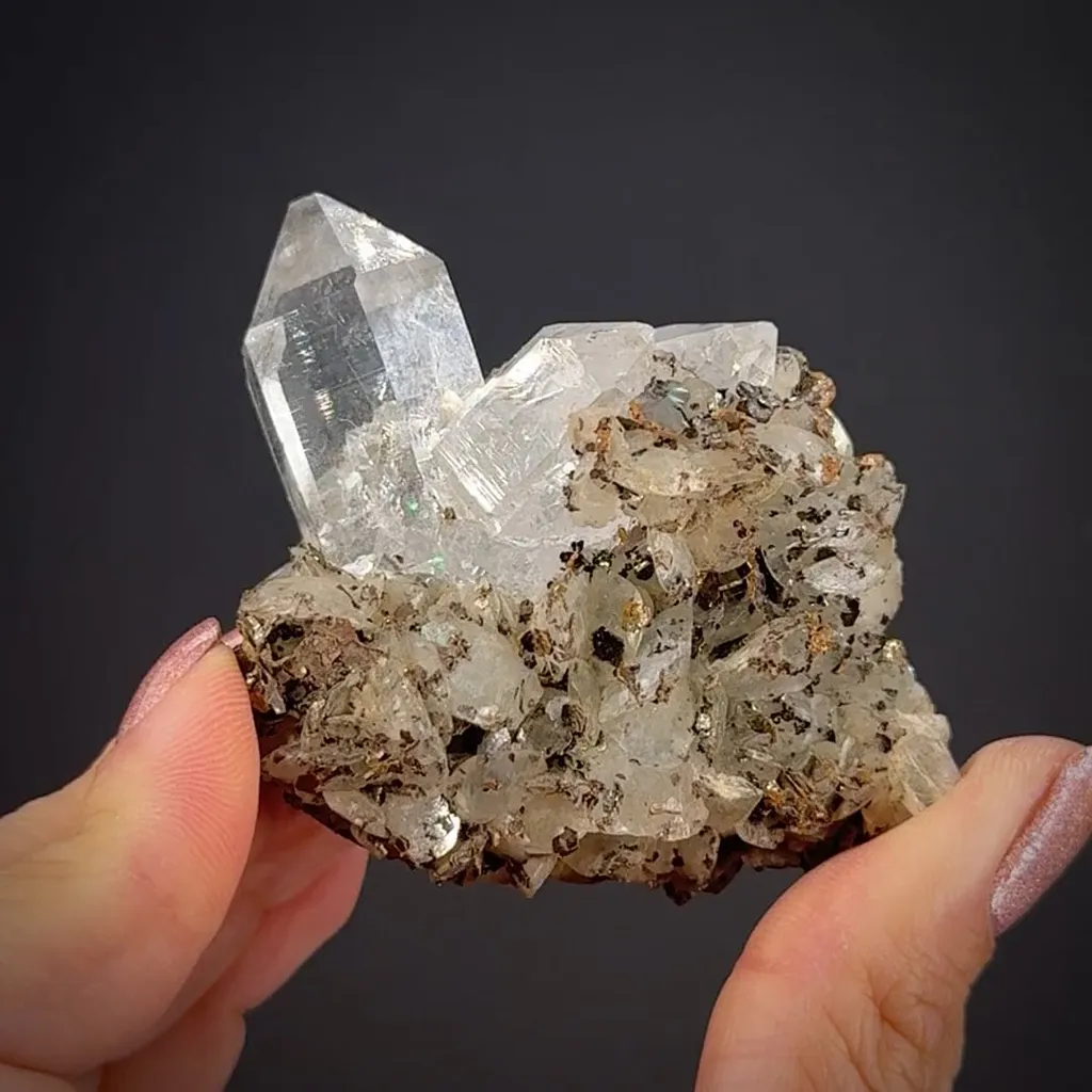Cubanite with Quartz and Dolomite image