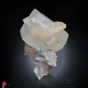 Cubic Apophyllite with stilbite and Chalcedony - image 1