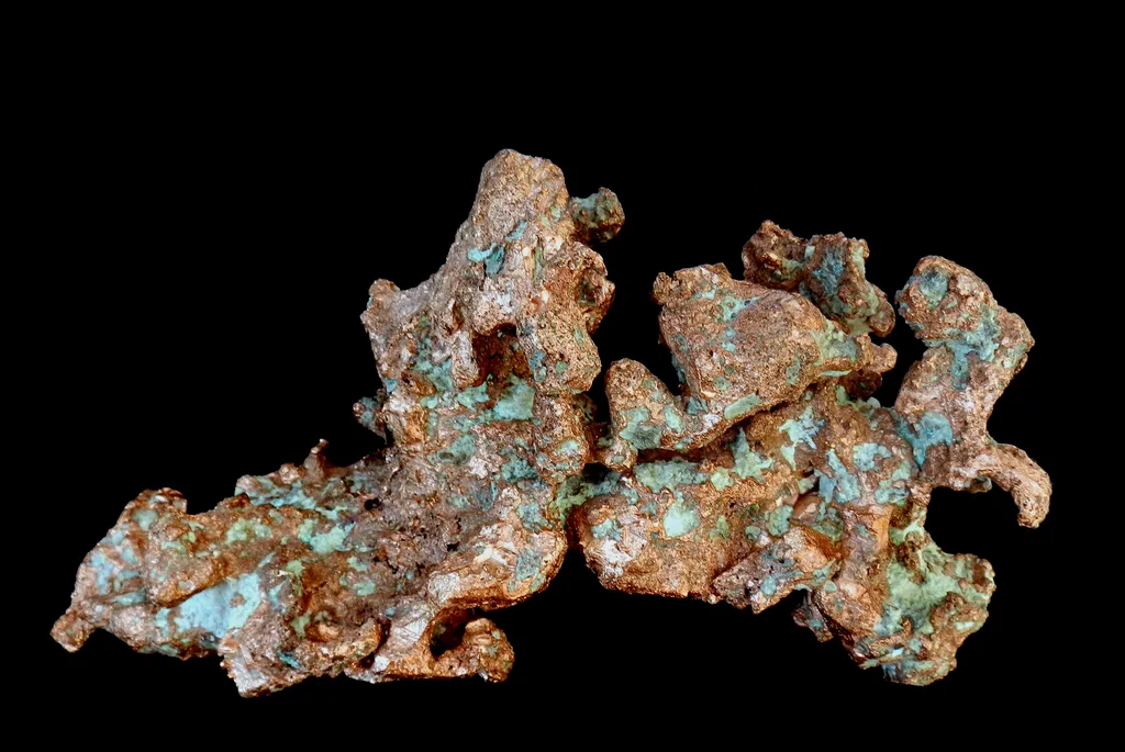 Cuivre from USA, Michigan, Keweenaw Copper Mining District