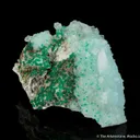 Cuprian Adamite on Calcite - image 5