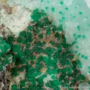 Cuprian Adamite on Calcite - image 4