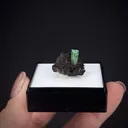 Cuprian Adamite on matrix - image 2