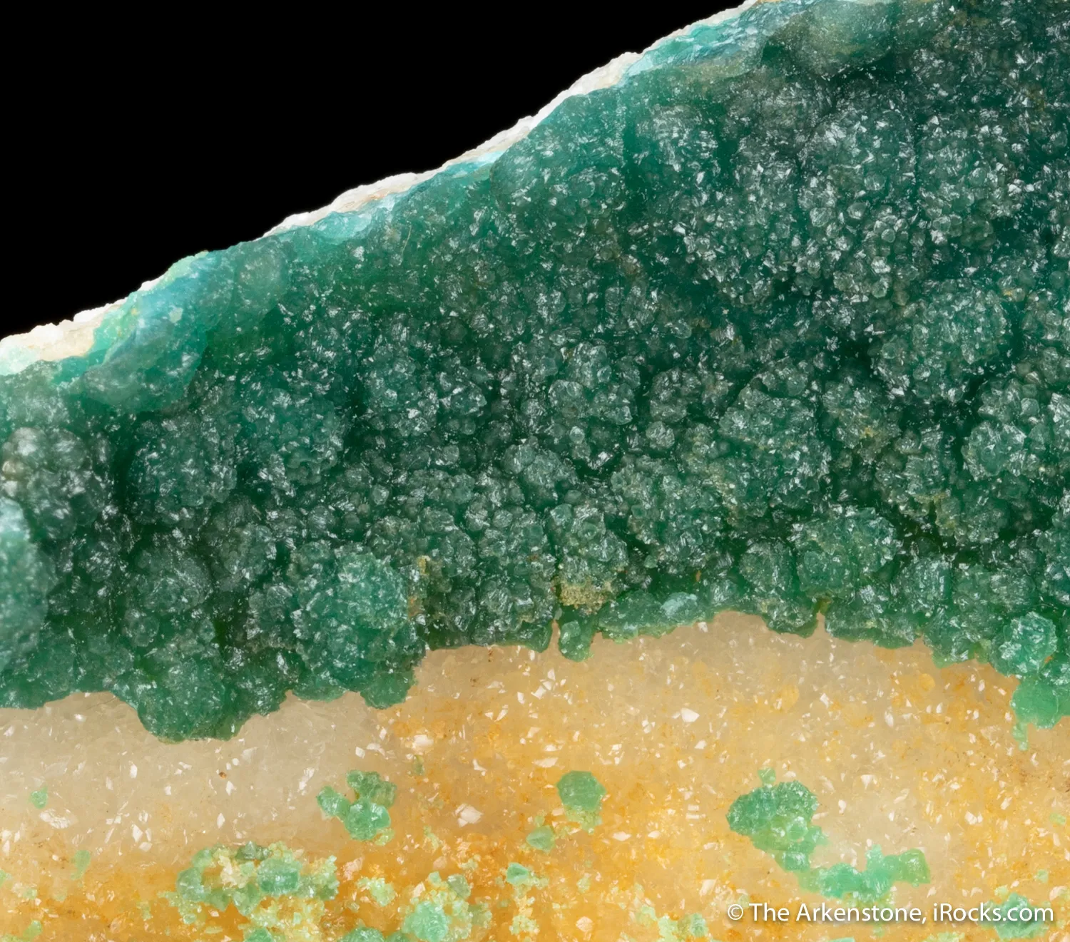 Cuprian Adamite on Quartz - image 5