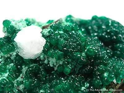Cuprian Adamite With Calcite - image 2