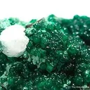 Cuprian Adamite With Calcite - image 2