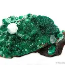 Cuprian Adamite With Calcite - image 1